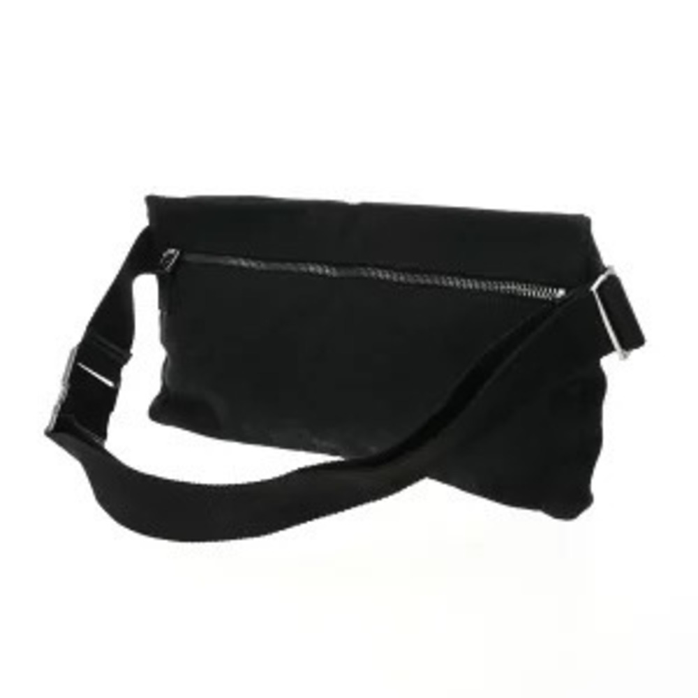 Gucci Black Belt Canvas Clutch Bum Waist Crossbody Body Bag Leather GG - Picture 1 of 9